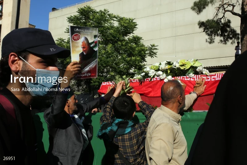 Funeral ceremony of martyr Johnny Bet Oshana