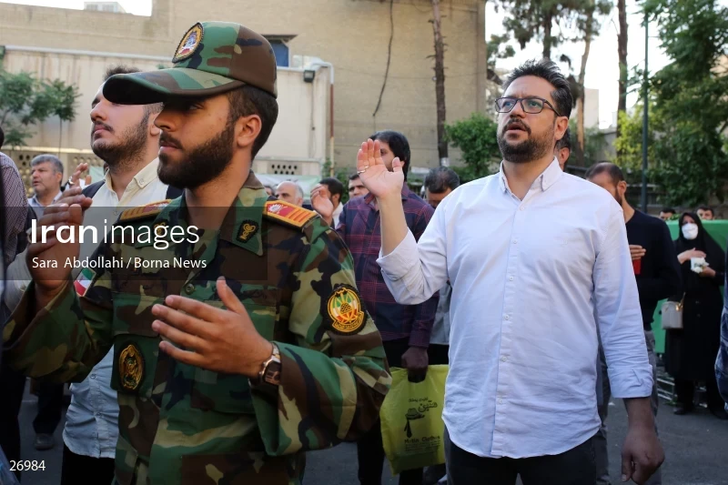 Funeral ceremony of martyr Johnny Bet Oshana