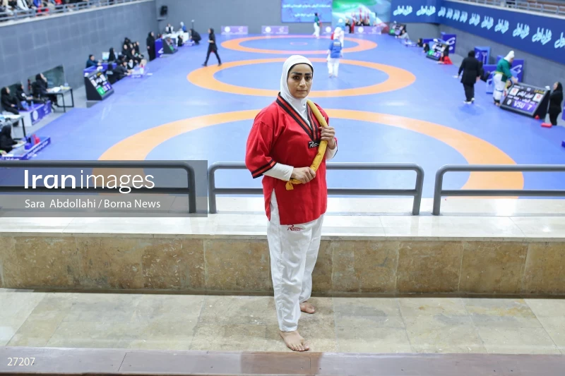 The national championship and selection of the Iranian female Alysh wrestling national team