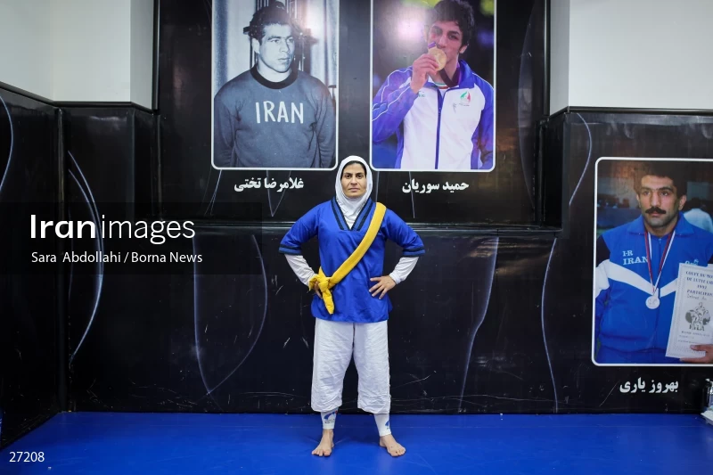 The national championship and selection of the Iranian female Alysh wrestling national team
