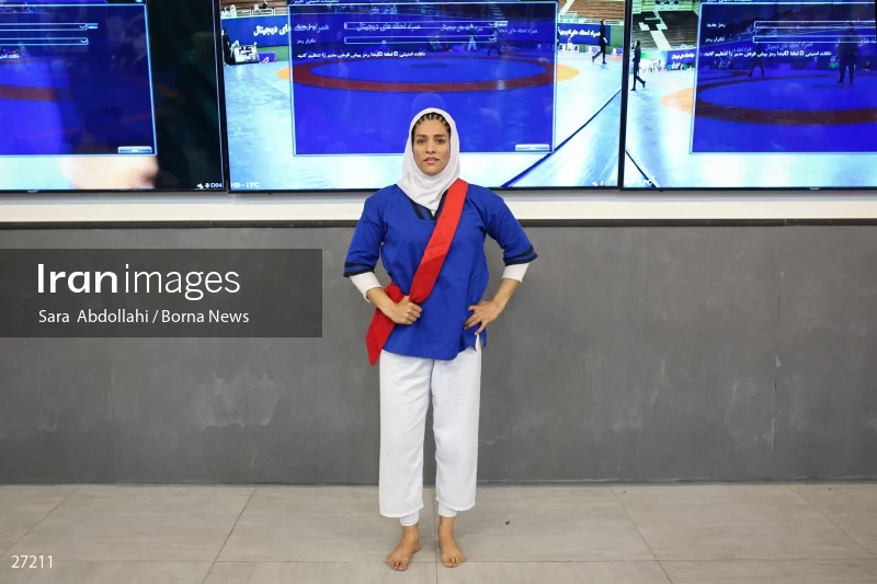 The national championship and selection of the Iranian female Alysh wrestling national team
