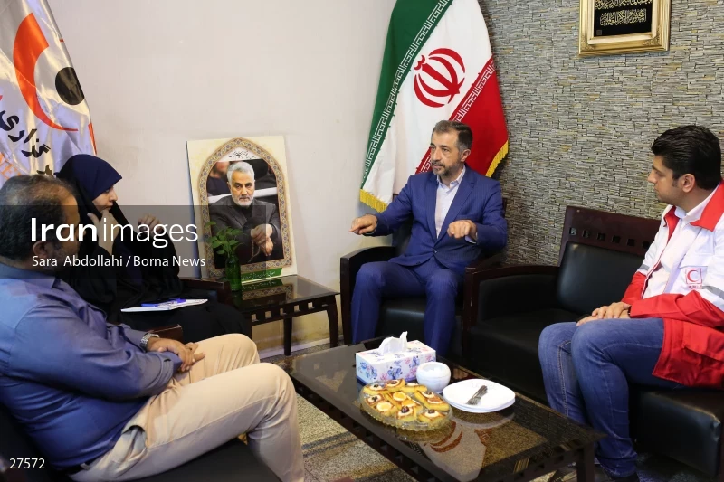 Shahrokh Ramin, the head of Pharmaceutical Complex of Iranian Red Crescent Society