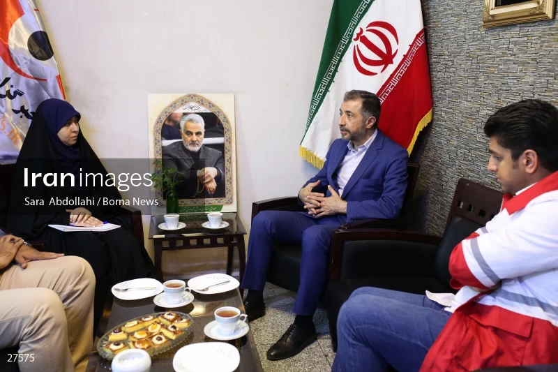 Shahrokh Ramin, the head of Pharmaceutical Complex of Iranian Red Crescent Society