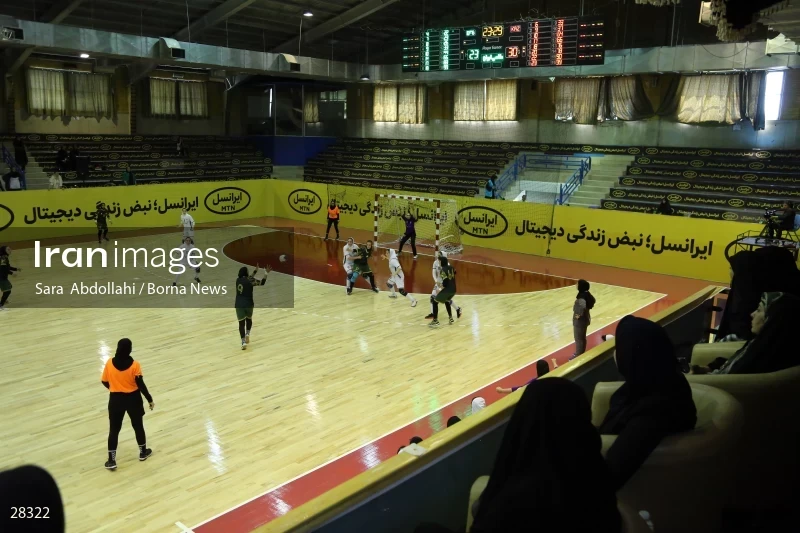 Sang Ahan Bafq is the champion of Iran Women's Premier Handball League