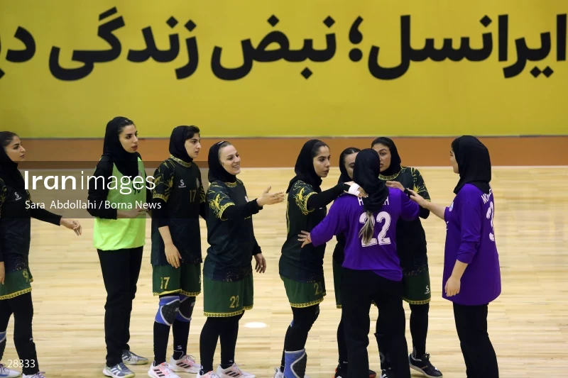 Sang Ahan Bafq is the champion of Iran Women's Premier Handball League