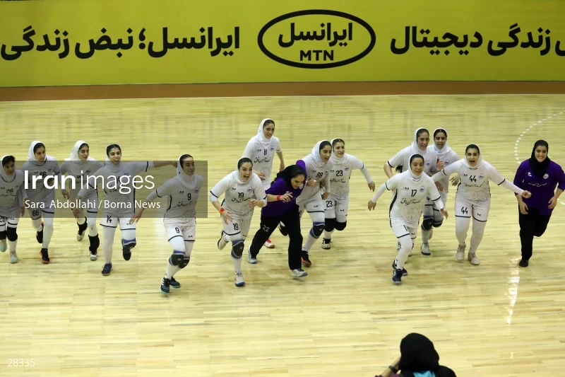Sang Ahan Bafq is the champion of Iran Women's Premier Handball League