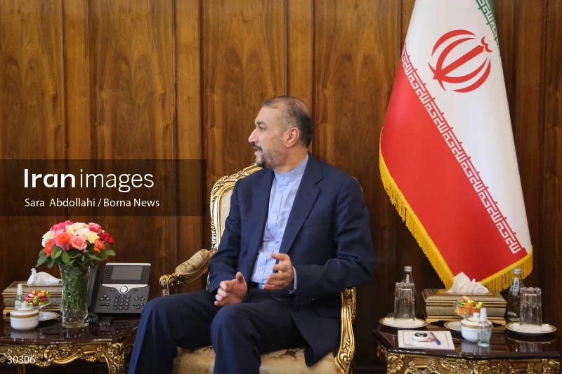 The meeting of the released Iranian diplomat Asadollah Asadi with the Minister of Foreign Affairs