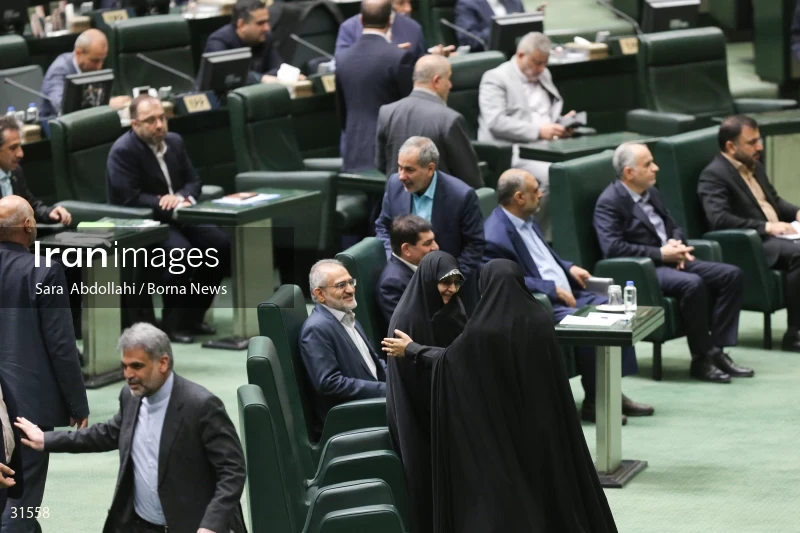 The meeting of Iranian Parliament to review the qualifications of the proposed Minister of Agriculture