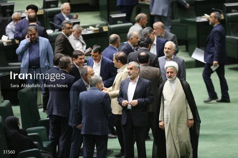 The meeting of Iranian Parliament to review the qualifications of the proposed Minister of Agriculture