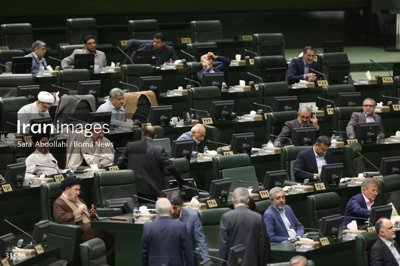 The meeting of Iranian Parliament to review the qualifications of the proposed Minister of Agriculture