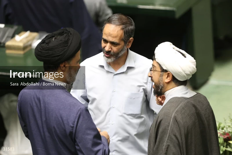 The meeting of Iranian Parliament to review the qualifications of the proposed Minister of Agriculture
