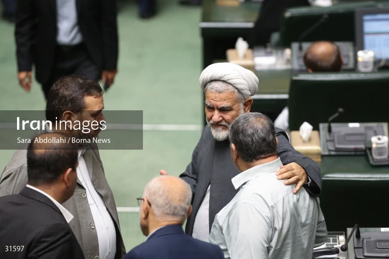 The meeting of Iranian Parliament to review the qualifications of the proposed Minister of Agriculture