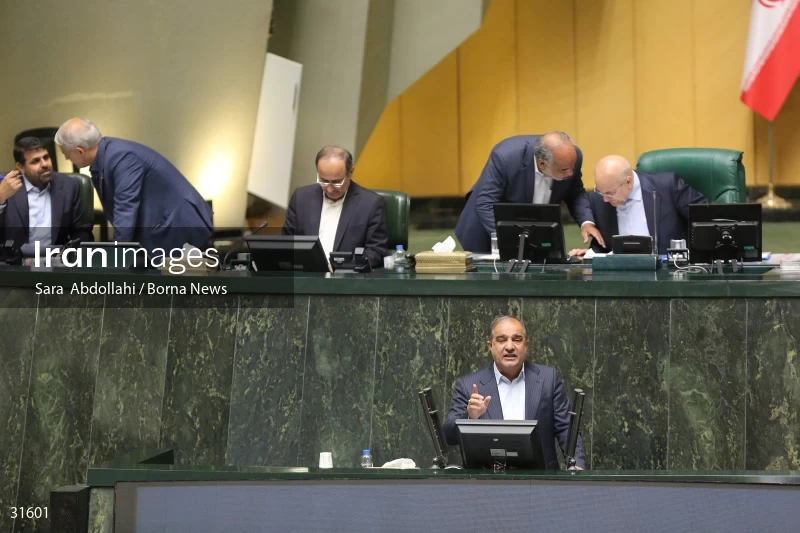 The meeting of Iranian Parliament to review the qualifications of the proposed Minister of Agriculture