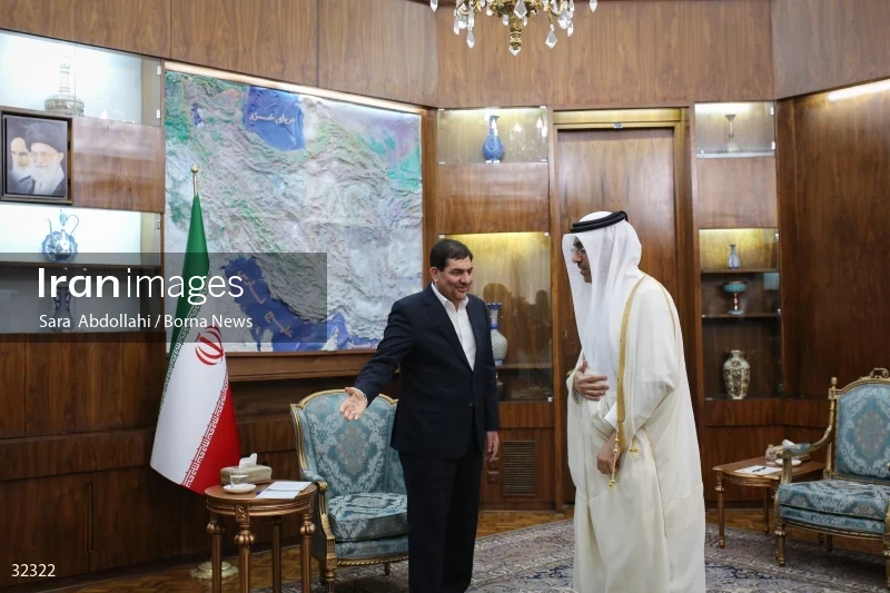The meeting of the Minister of Labor of Qatar with the first vice president of Iran