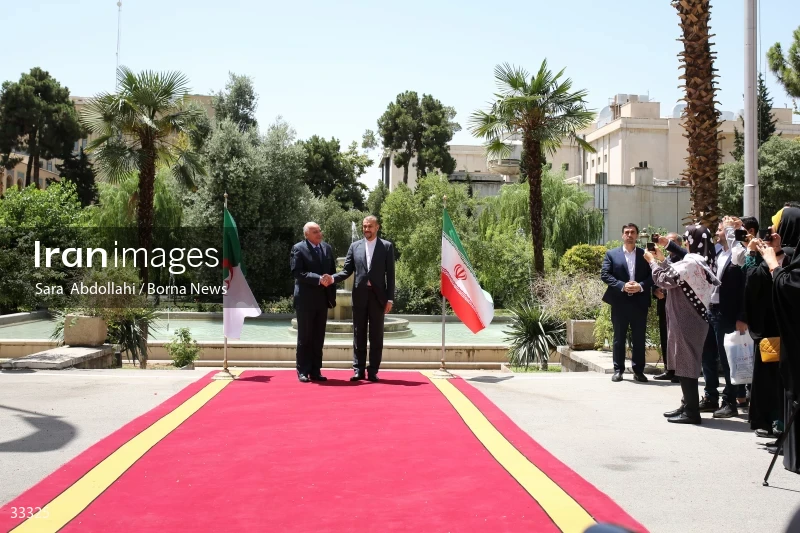 Meeting of foreign ministers of Iran and Algeria