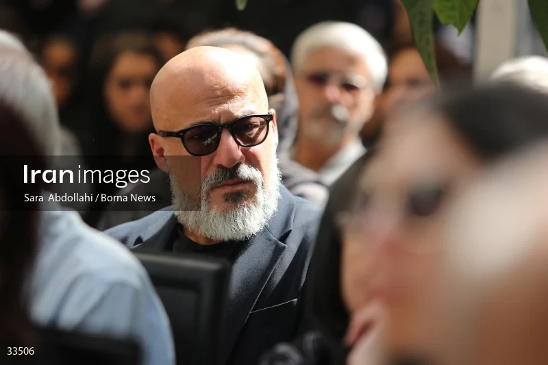 The funeral ceremony of Ahmadreza Ahmadi