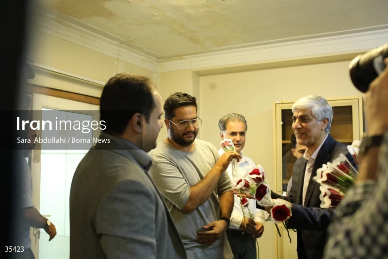 Visit of the Minister of Sports and Youth to the Borna News Agency