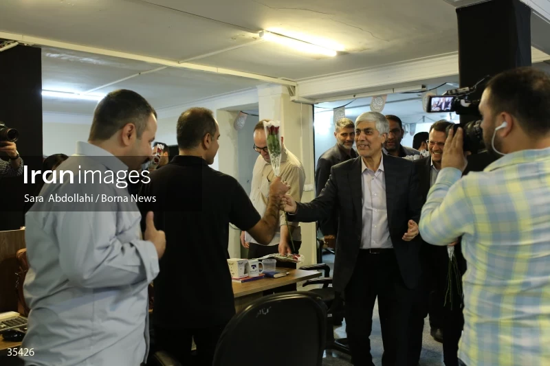 Visit of the Minister of Sports and Youth to the Borna News Agency