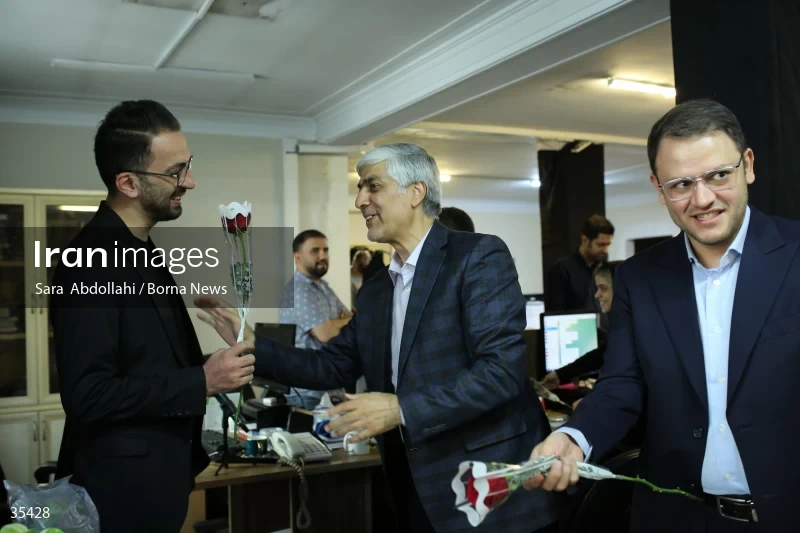 Visit of the Minister of Sports and Youth to the Borna News Agency