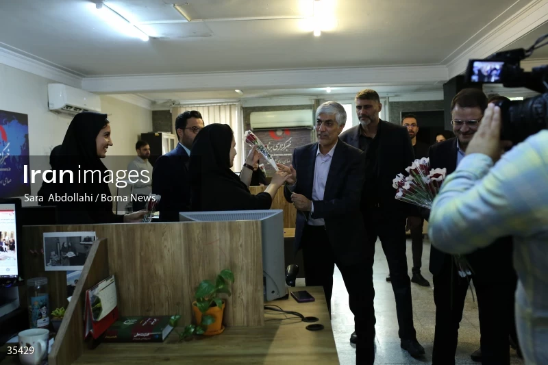 Visit of the Minister of Sports and Youth to the Borna News Agency