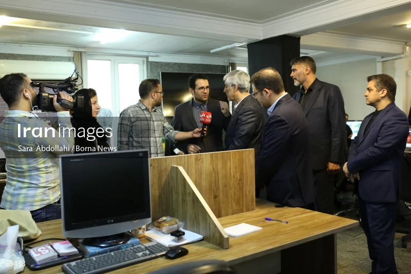 Visit of the Minister of Sports and Youth to the Borna News Agency