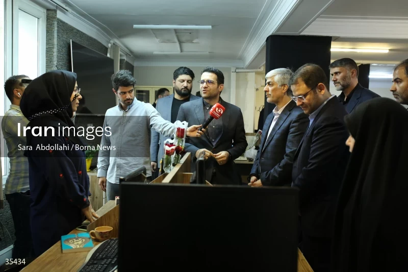 Visit of the Minister of Sports and Youth to the Borna News Agency