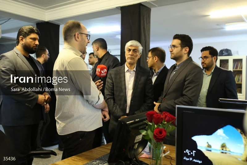 Visit of the Minister of Sports and Youth to the Borna News Agency