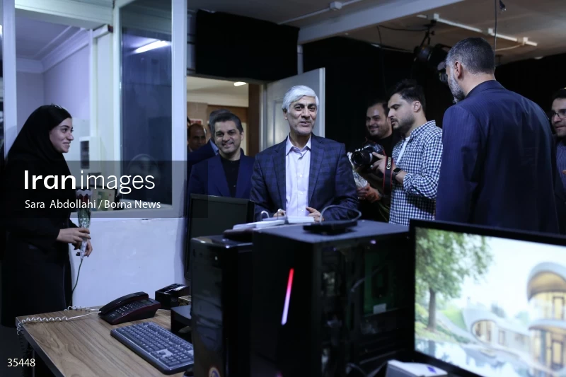 Visit of the Minister of Sports and Youth to the Borna News Agency