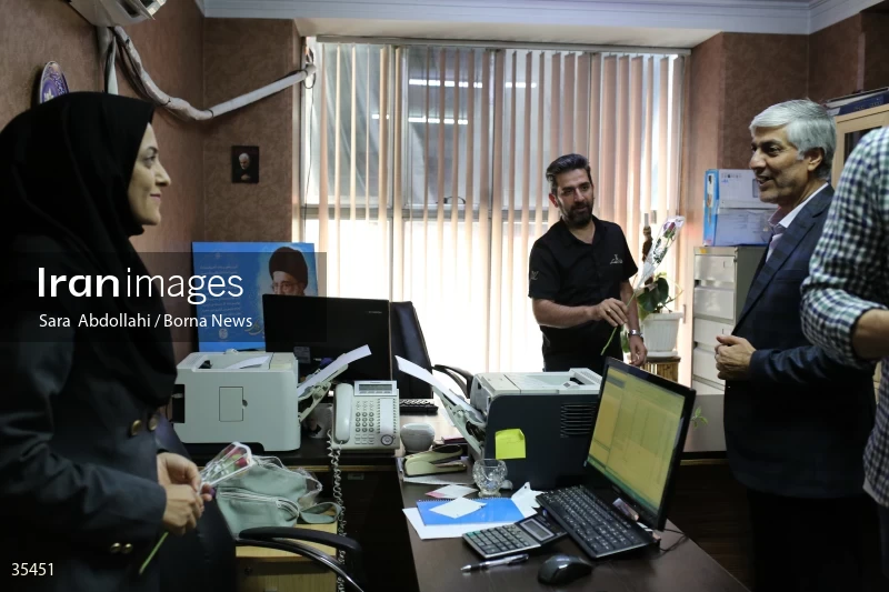 Visit of the Minister of Sports and Youth to the Borna News Agency