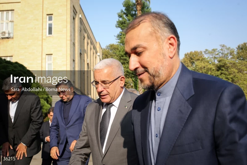 Iran's minister of foreign affairs meets President of Algeria's People's National Assembly