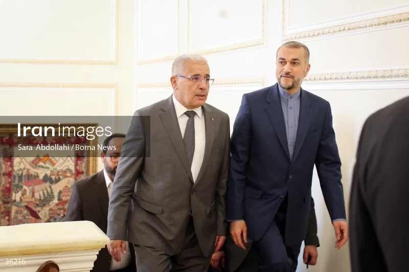 Iran's minister of foreign affairs meets President of Algeria's People's National Assembly