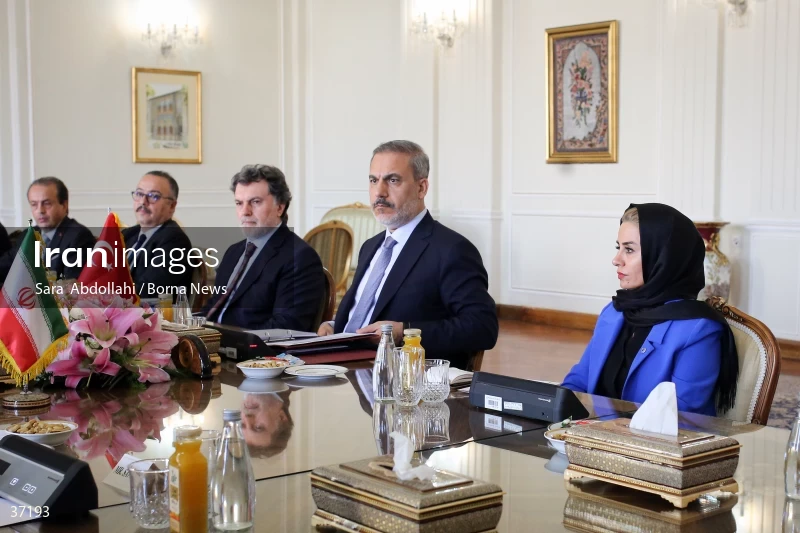 The meeting of the Foreign Ministers of Iran and Turkey