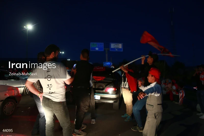 Championship celebration of Tractor Football Club in the 24th Persian Gulf Pro League