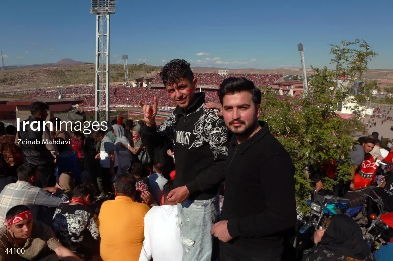 Championship celebration of Tractor Football Club in the 24th Persian Gulf Pro League