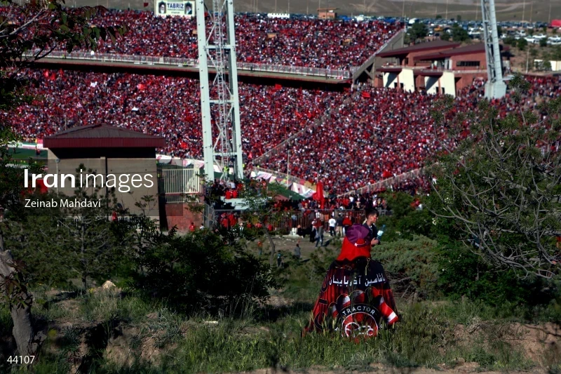 Championship celebration of Tractor Football Club in the 24th Persian Gulf Pro League