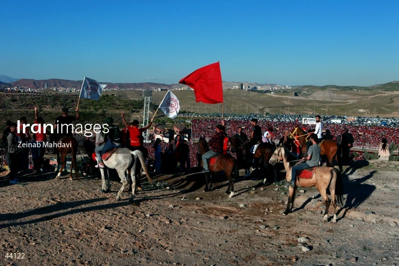 Championship celebration of Tractor Football Club in the 24th Persian Gulf Pro League