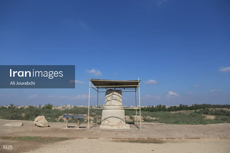 Ruins of the Apadana of Susa
