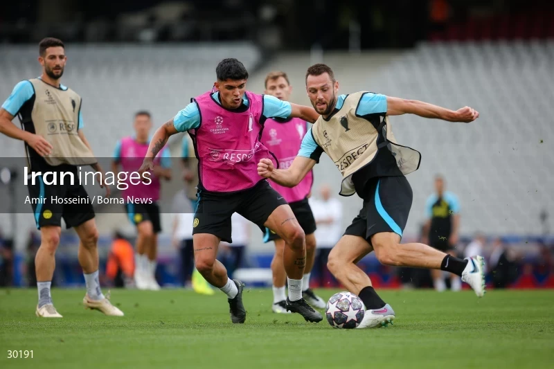 Inter Milan training session before the UEFA Champions League Final match