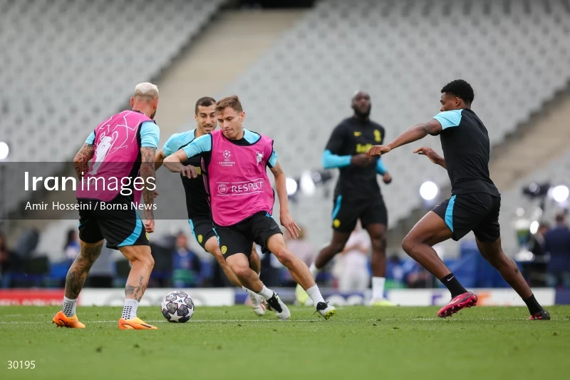 Inter Milan training session before the UEFA Champions League Final match