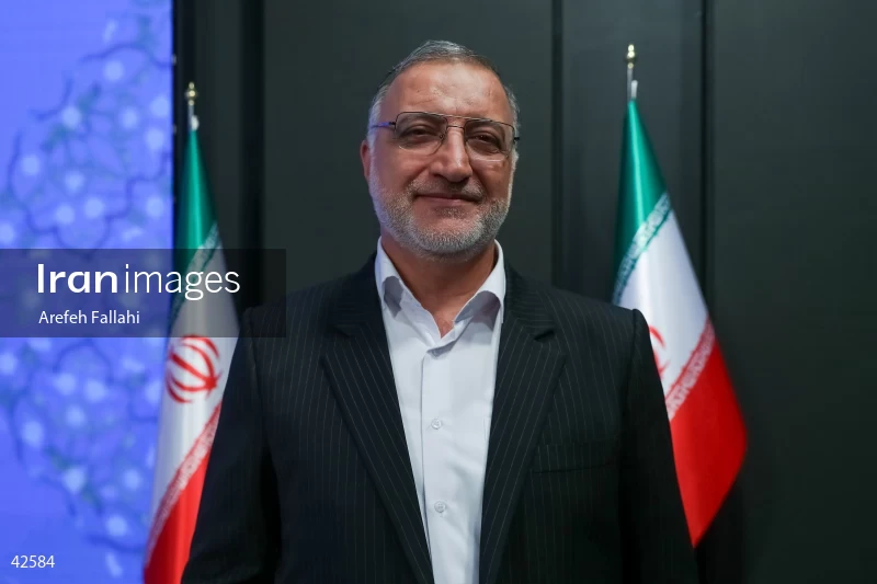 Alireza Zakani on the Political Roundtable program on Channel Three