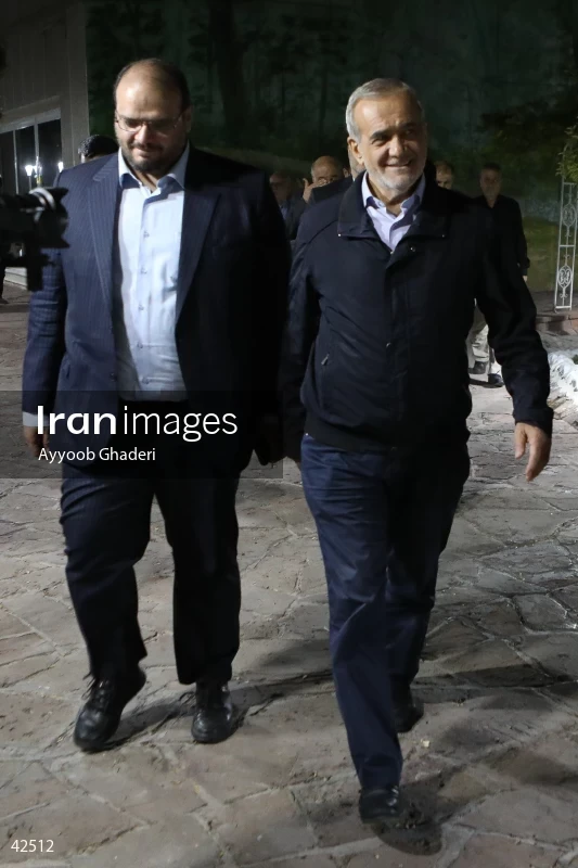 Massoud Pezeshkian on the Economic Roundtable program on Channel Three
