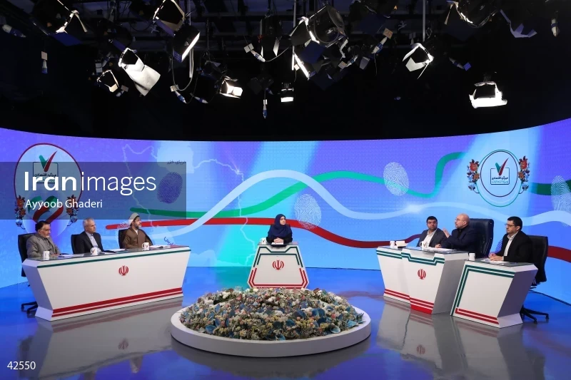 Mohammad Bagher Ghalibaf on the Economic Roundtable program on Channel One