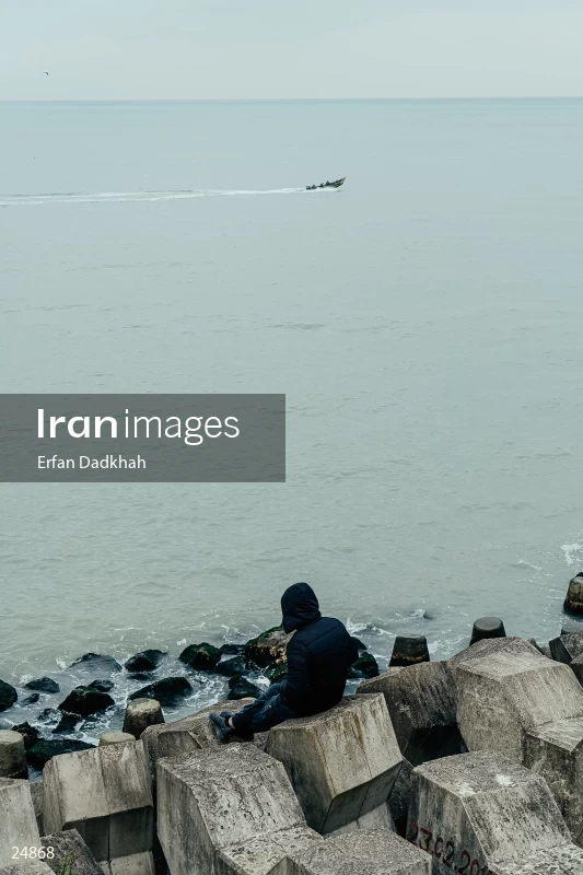 Bandar Anzali breakwater