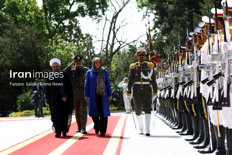 Hassan Rouhani welcomes Kolinda Grabar-Kitarović