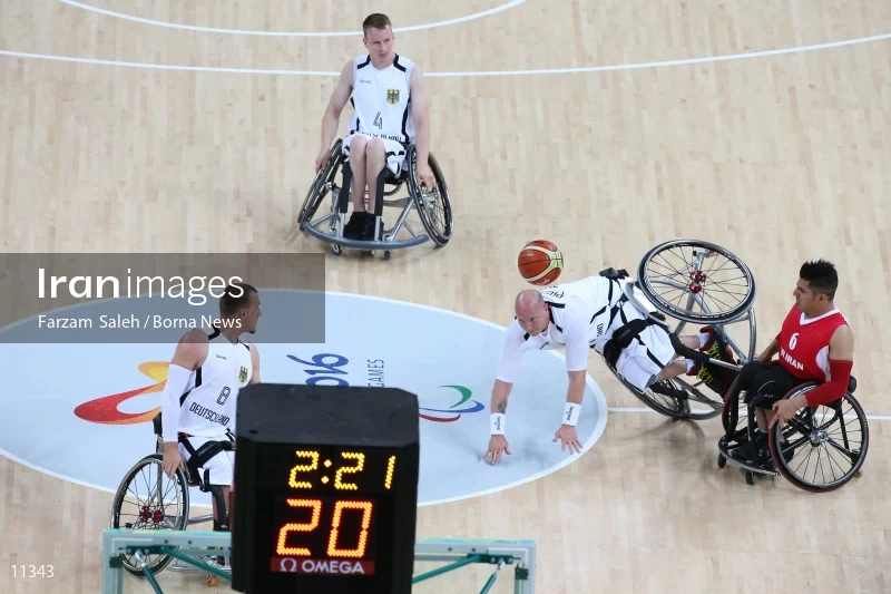Men Wheelchair Basketball match - Iran VS Germany