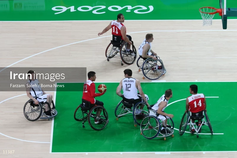 Men Wheelchair Basketball match - Iran VS Germany