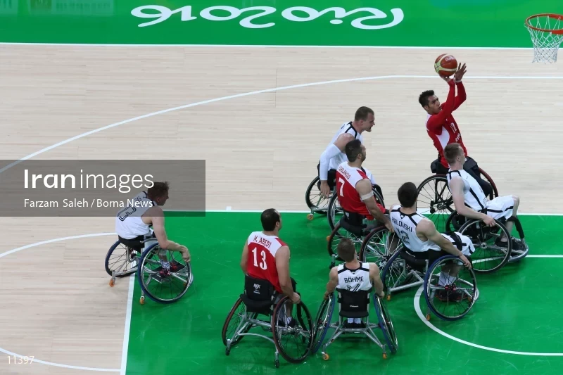 Men Wheelchair Basketball match - Iran VS Germany