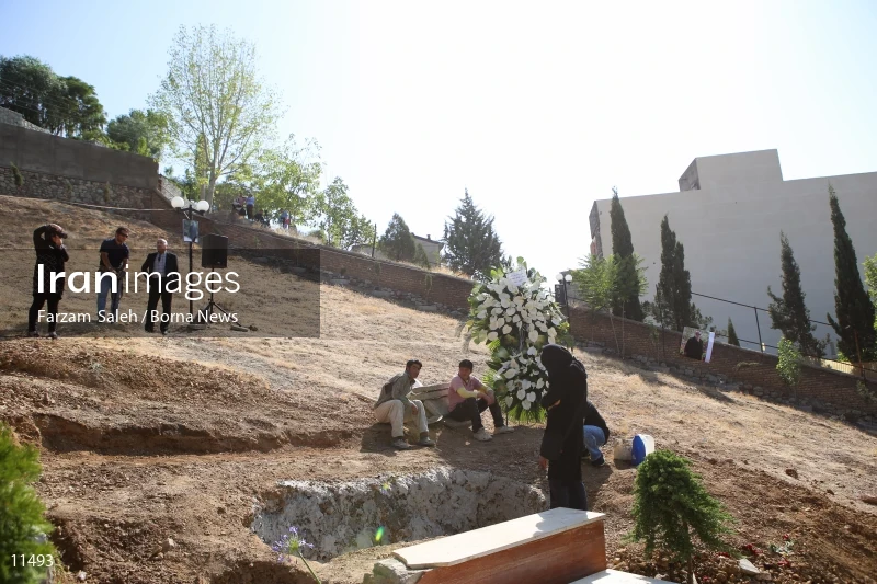 Funeral ceremony for Abbas Kiarostami in Lavasan
