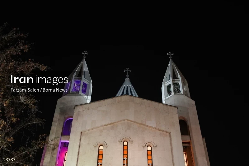The new year ceremony in the Holy Church of Sarkis