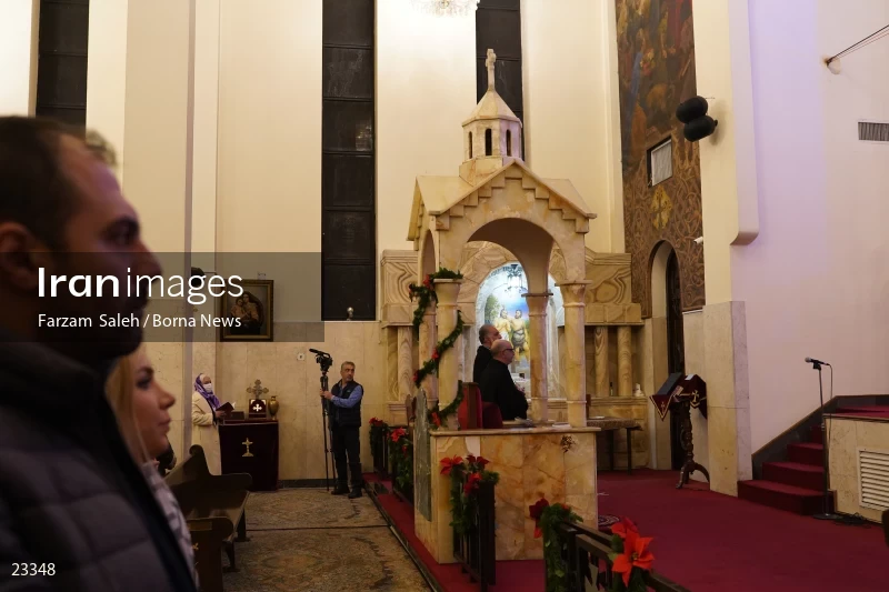 The new year ceremony in the Holy Church of Sarkis